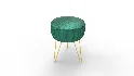 LUE BONA Pleated Vanity Stool - Thumbnail 2
