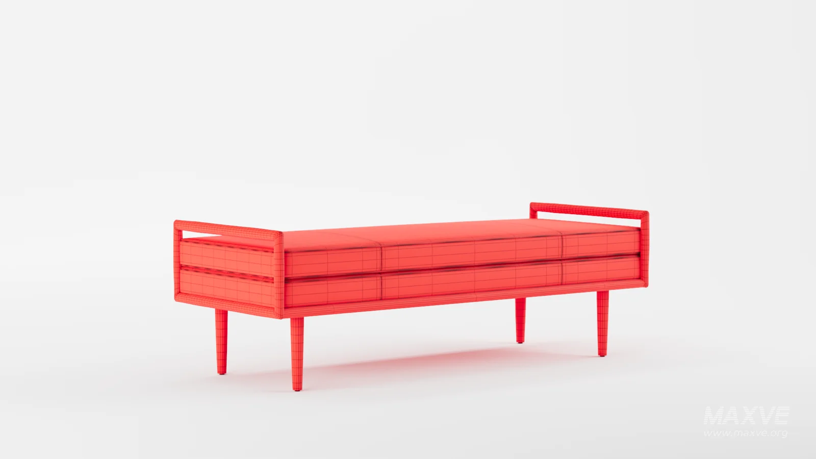 West Elm Nico Leather Bench - Image 10