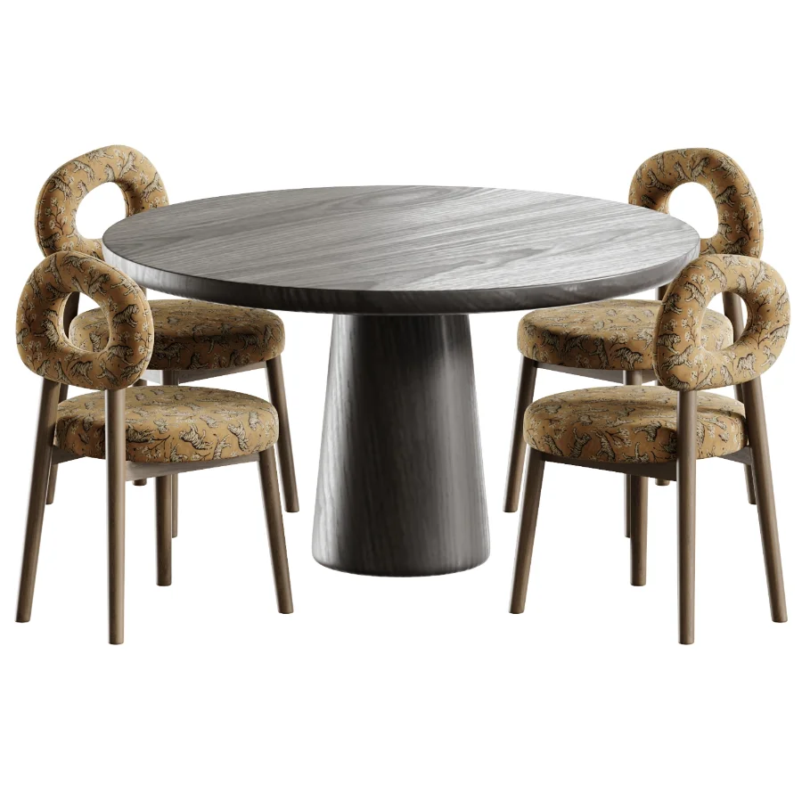 Tobo chair and Dining table Makoto - Image 1