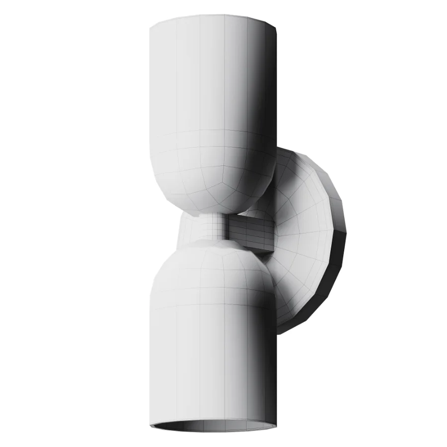 Ceramic Up Down Wall Sconce - Image 4