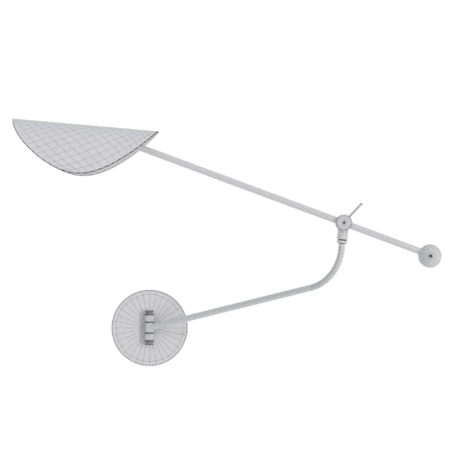 Adjustable metal wall lamp - Image 1