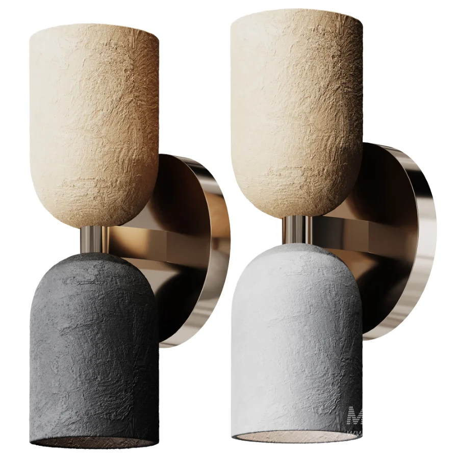 Ceramic Up Down Wall Sconce - Image 1