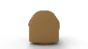 Haven Swivel Chair Poly Performance Velvet Dijon Dark Walnut - Thumbnail 9