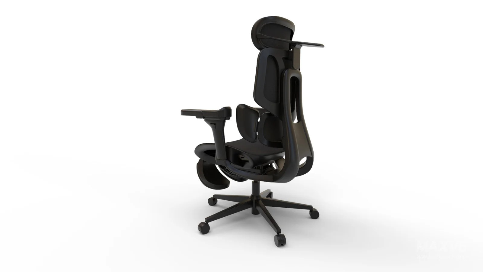 Home Office Desk Chair with Lumbar Support - Image 3