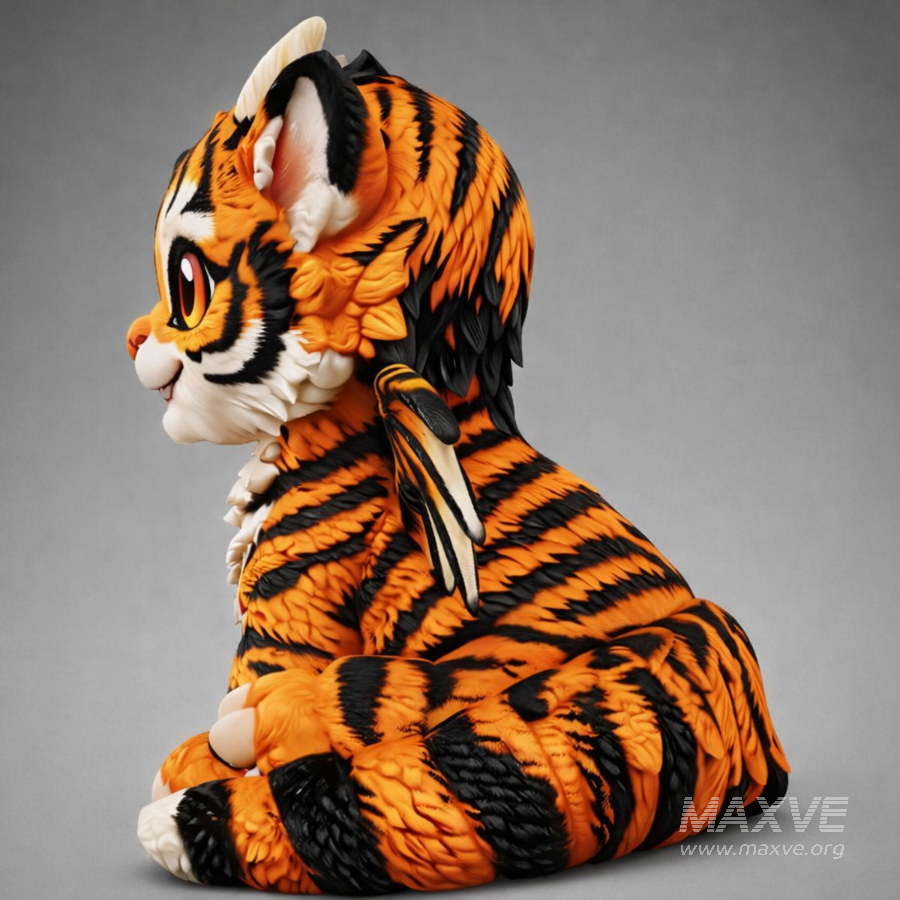 Cute Baby Tiger Dragon - Image 6