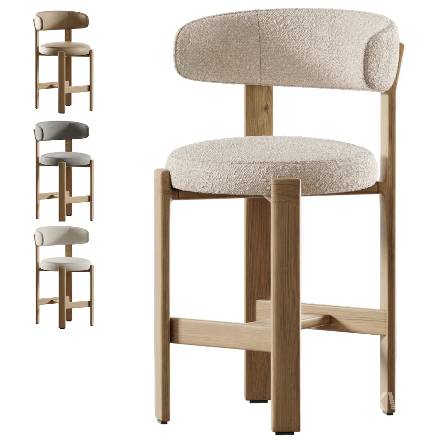 Granite Stool By Kave Home - Image 5