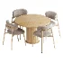 Ferrara Round Extendable Dining Chair and Table - Thumbnail 5