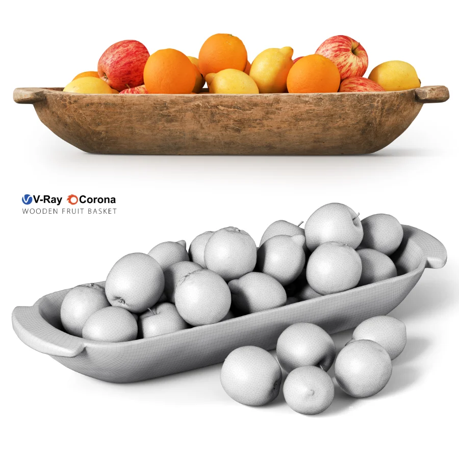 WOODEN FRUIT BASKET - Image 4