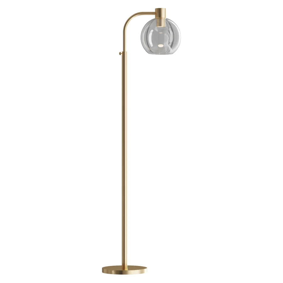 Adjustable Metal Pharmacy Floor Lamp - Image 2