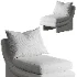 Tellis Sectional Chair - Thumbnail 1