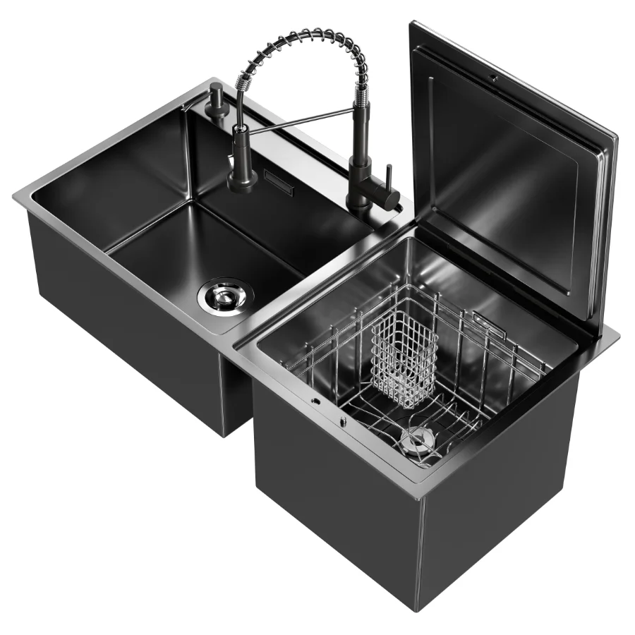 Sink Equipped With Dishwasher - Image 1