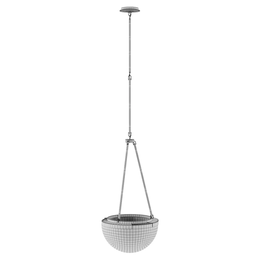 Melange Small Elongated Alabaster Pendant by Visual Comfort - Image 2