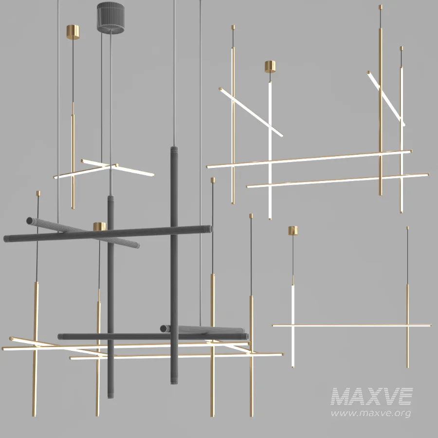 Coordinates LED Chandelier collection - Image 13