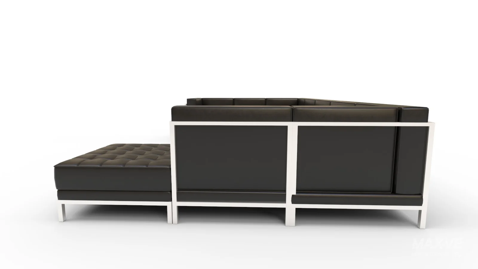 Bouffard Melrose Modular U Shape Sectional with Ottoman - Image 4