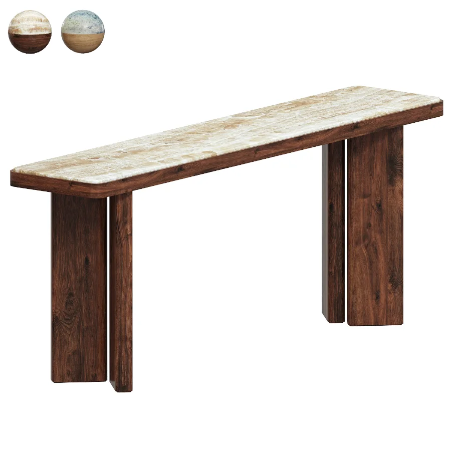 Rio 76 Console Table by CB2 - Image 4