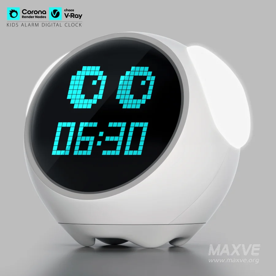 KIDS ALARM DIGITAL CLOCK 02 - Image 1