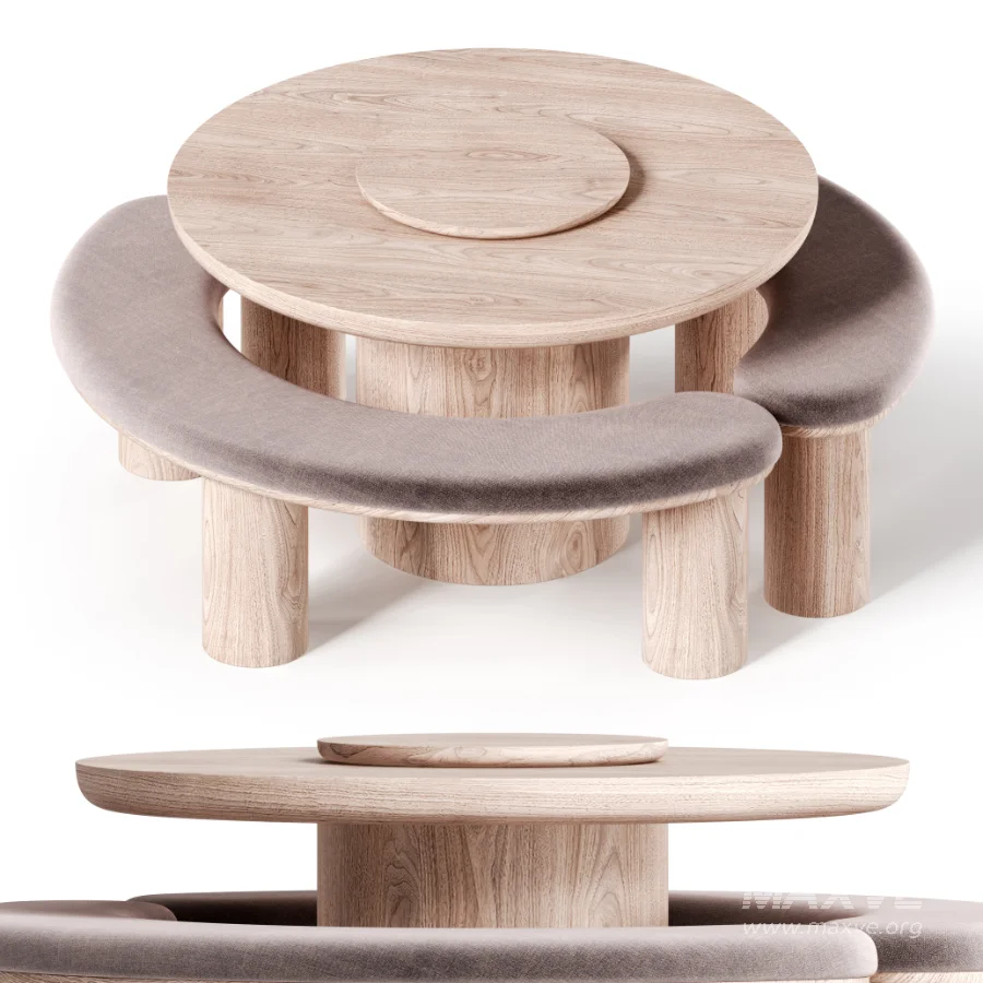 CATALINA Dining Table and Bench - Image 4