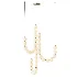 Womo Pearl Brass Globe Chandelier - Thumbnail 3