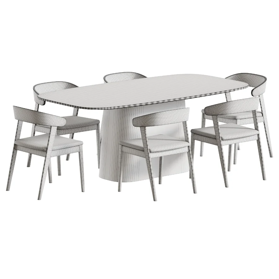 Wooden kitchen chair and Kitchen table - Image 6