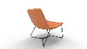 Tan Slope Lounge Chair - Thumbnail 1