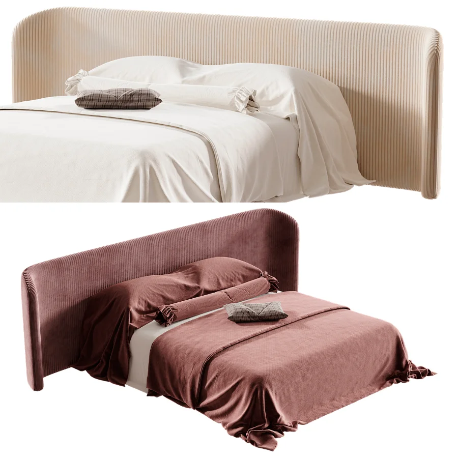 Modern Double Bed 09 - Image 5