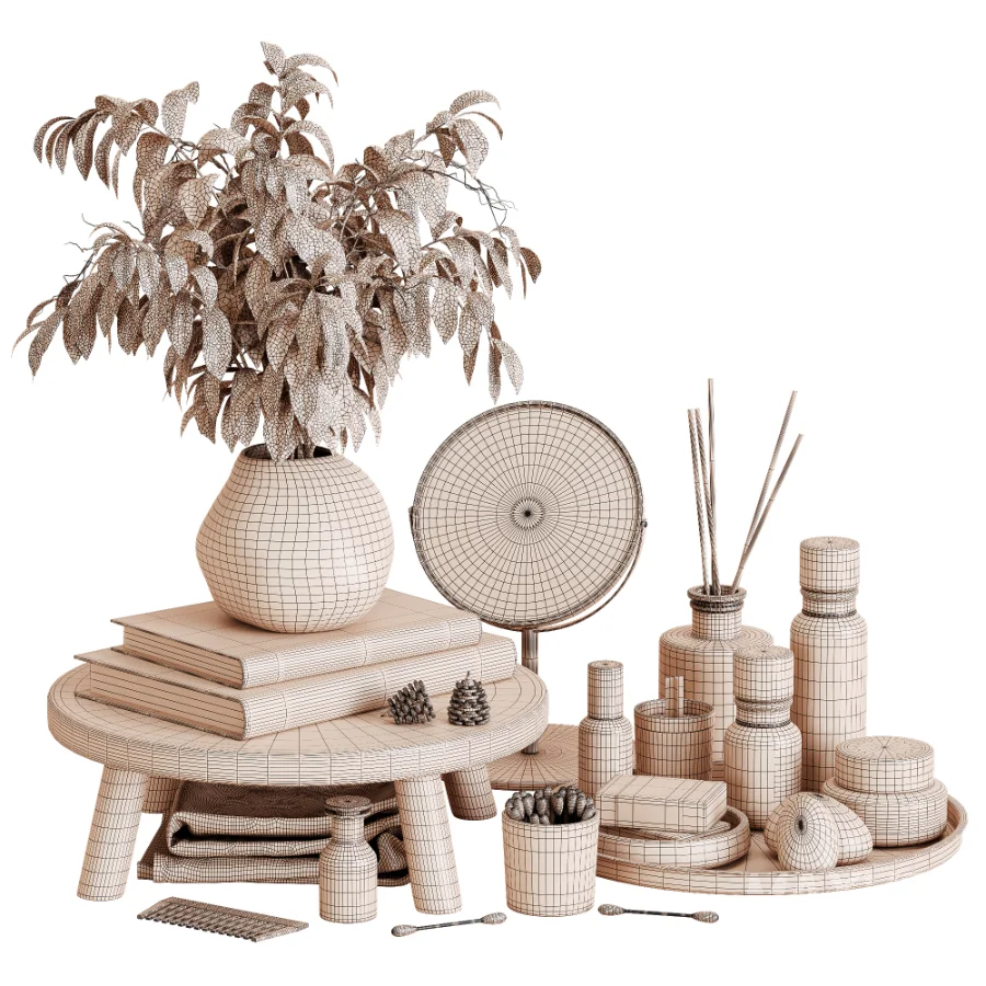 Decorative Bathroom Set 08 - Image 4