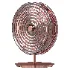 Table lamp made of metal and glass decorated - Thumbnail 5