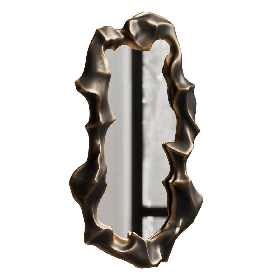 Modern Abstract Wavy Mirror 17 - Image 2
