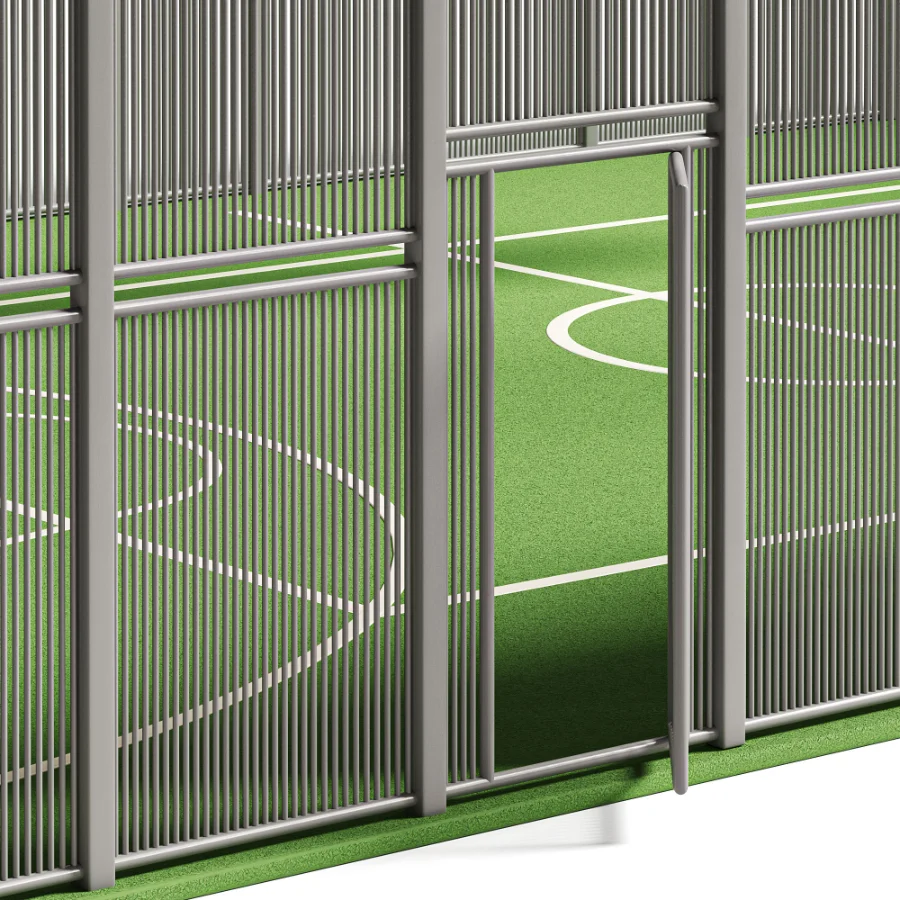 Fenced multi purpose sports court - Image 4