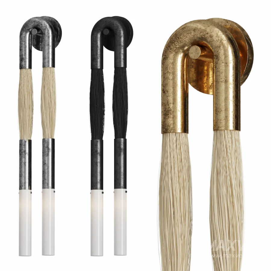 Horse Hair Sconce by APPARATUS - Image 3