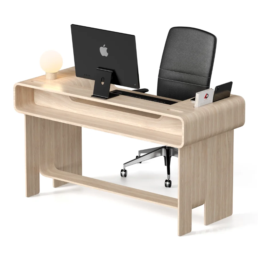HOLLOW WOOD OFFICE DESK - Image 4