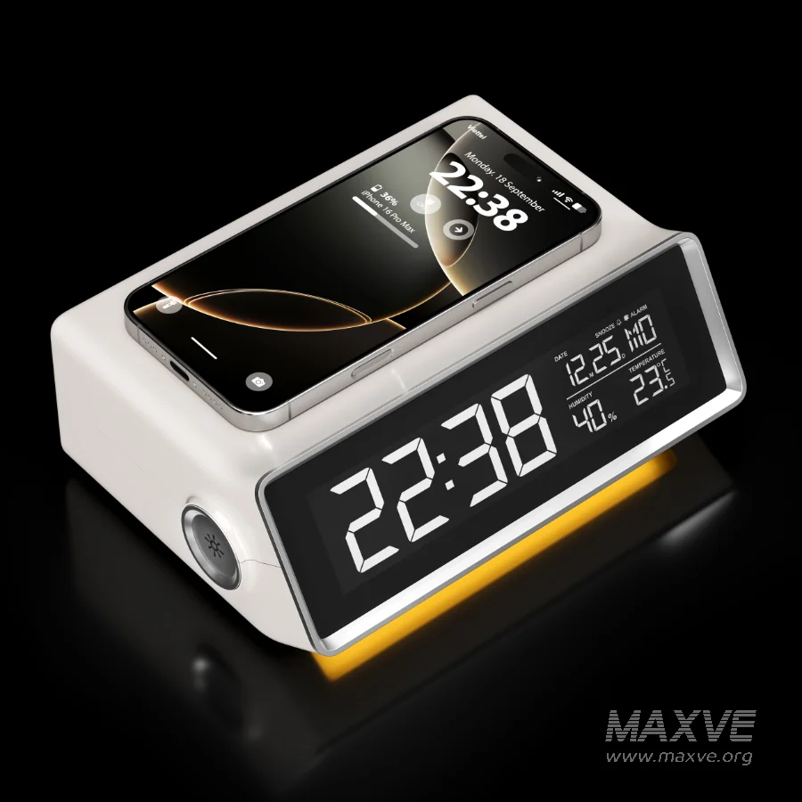 MOOAS Smart Wireless Charging Nightlight Clock - Image 3