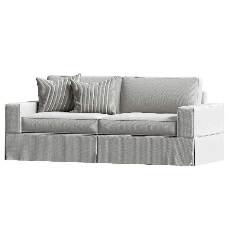 Slipcovered Sofa By Darby Home Co - Image 4