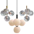 Glass ball pendant lamp - Thumbnail 3