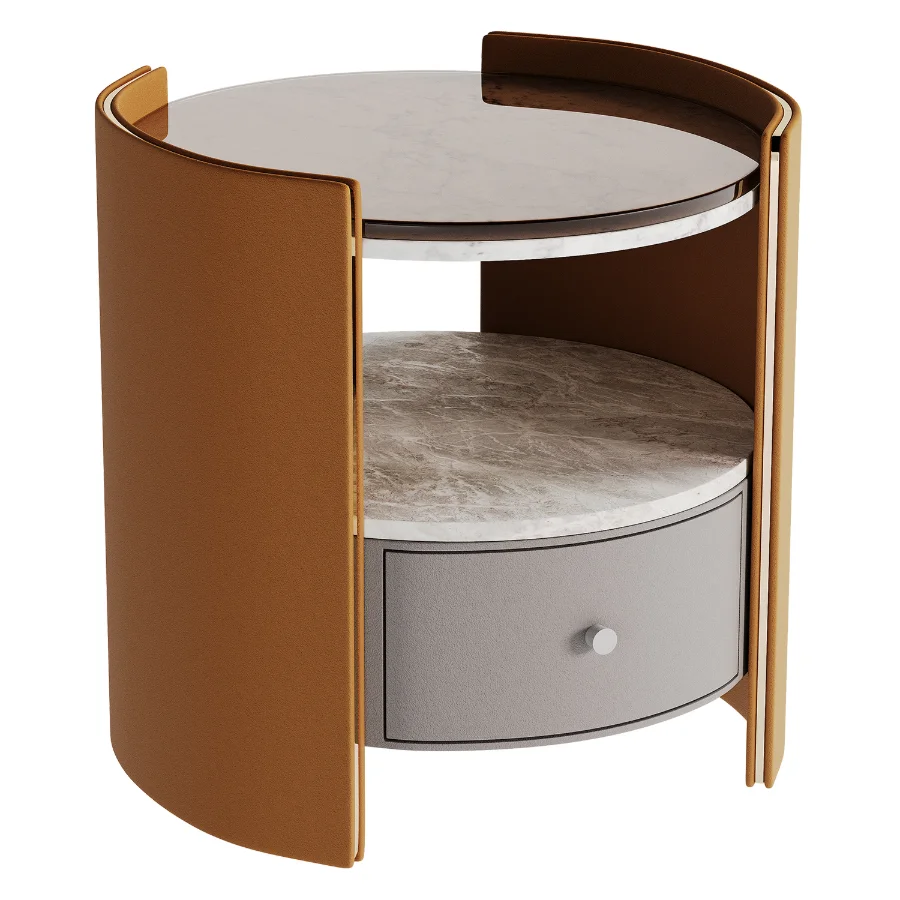 Comodini Round Bedside Table - Image 4