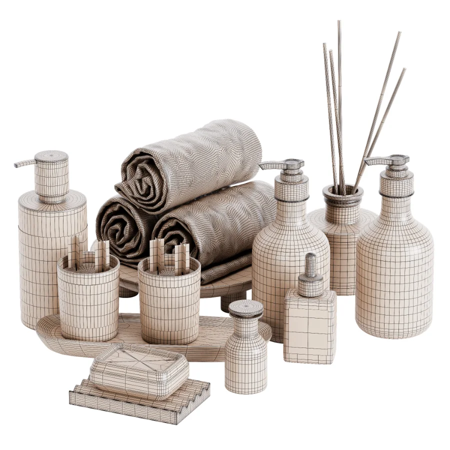 Decorative Bathroom Set 06 - Image 4