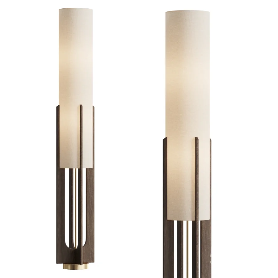 Mael Floor Lamps Warm Gold - Image 1