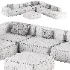 Albalonga Modular Sofa by Casa 03 - Thumbnail 5