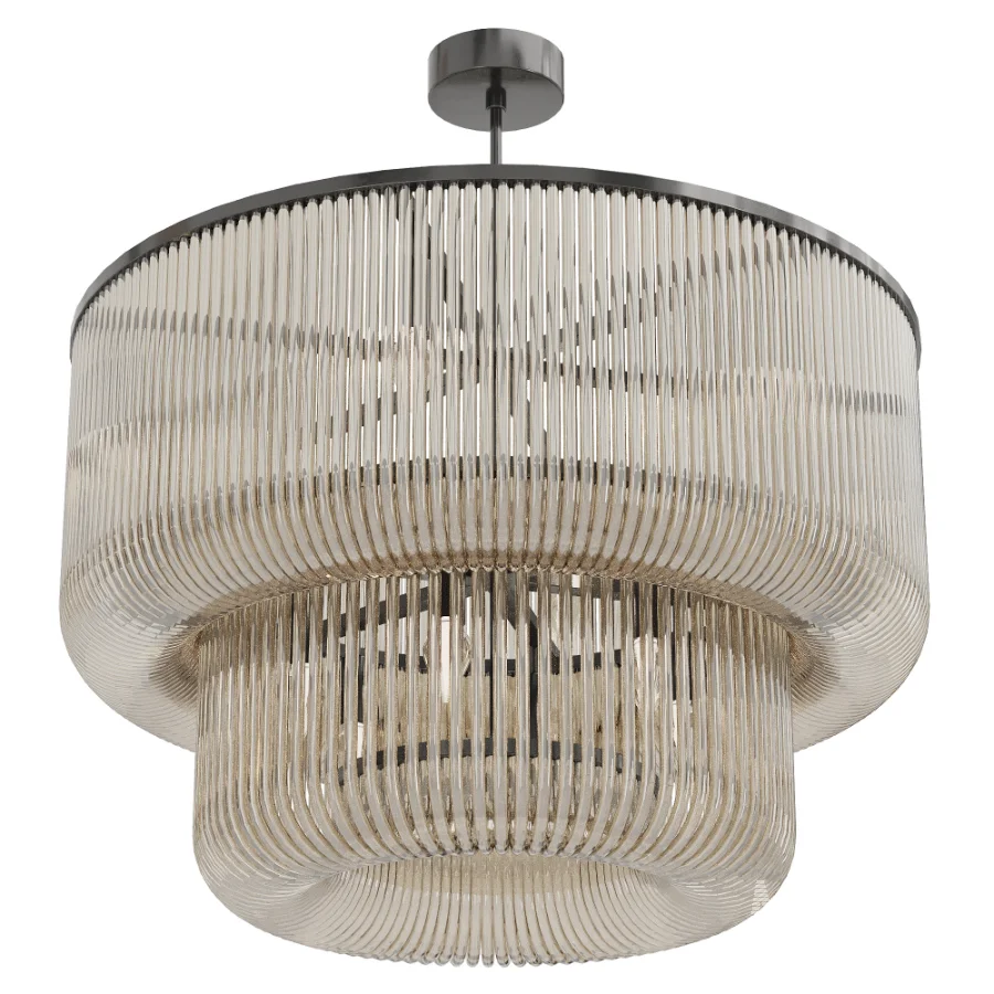 Bovola Glass Rod Chandelier - Image 5
