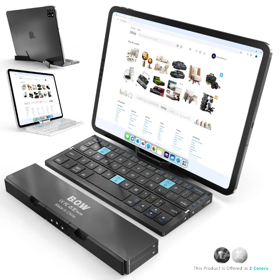 Bluetooth Keyboard Foldable iPad Pro - Image 1