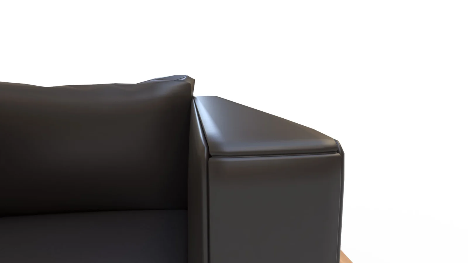 Living Room PU Leather Leisure Sofa Chair - Image 8