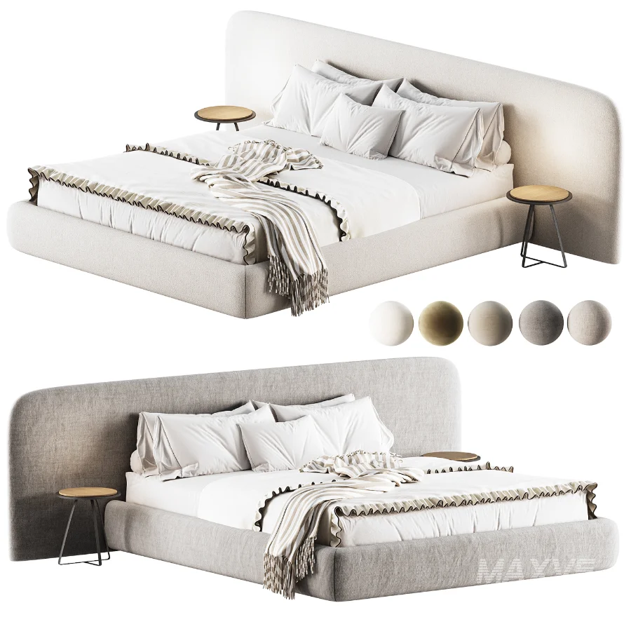 Modern Double bed 06 - Image 5