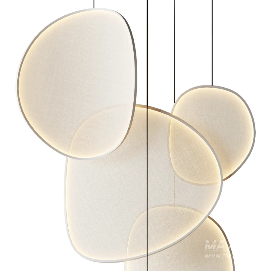LED fabric pendant lamp - Image 7