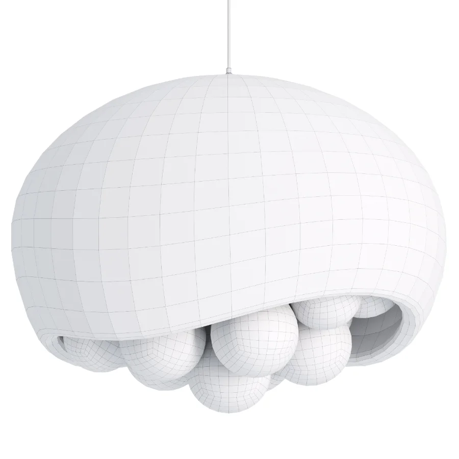 Micro-Cement Nordic Cream Style Pendant Light - Image 1