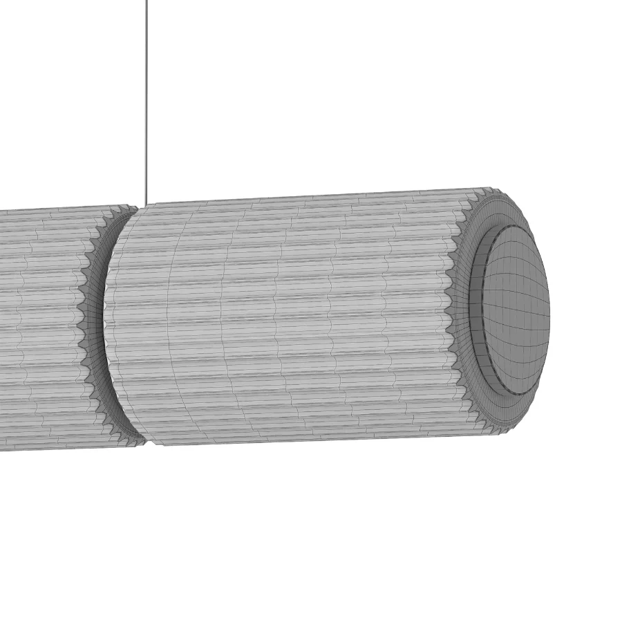 Column Ivory Horizontal Pendant Lamp - Image 4