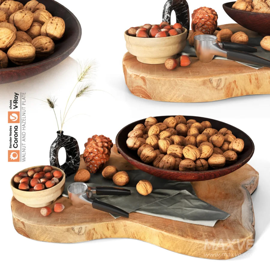 Walnut and Hazelnut Plate - Image 1
