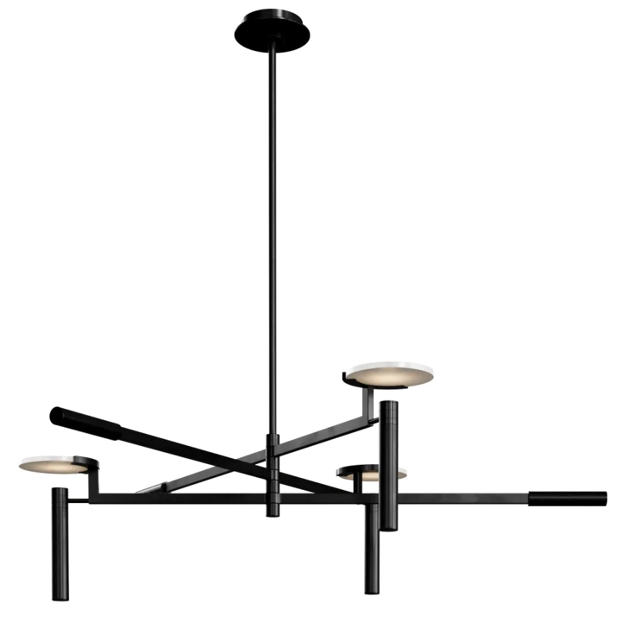 Melange Large Floating Disc Chandelier by Visual Comfort - Image 2