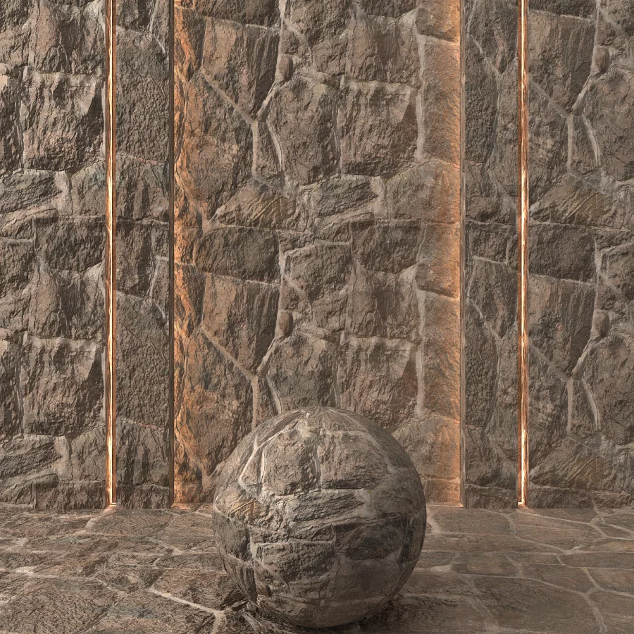Rock Stone Wall - Image 2