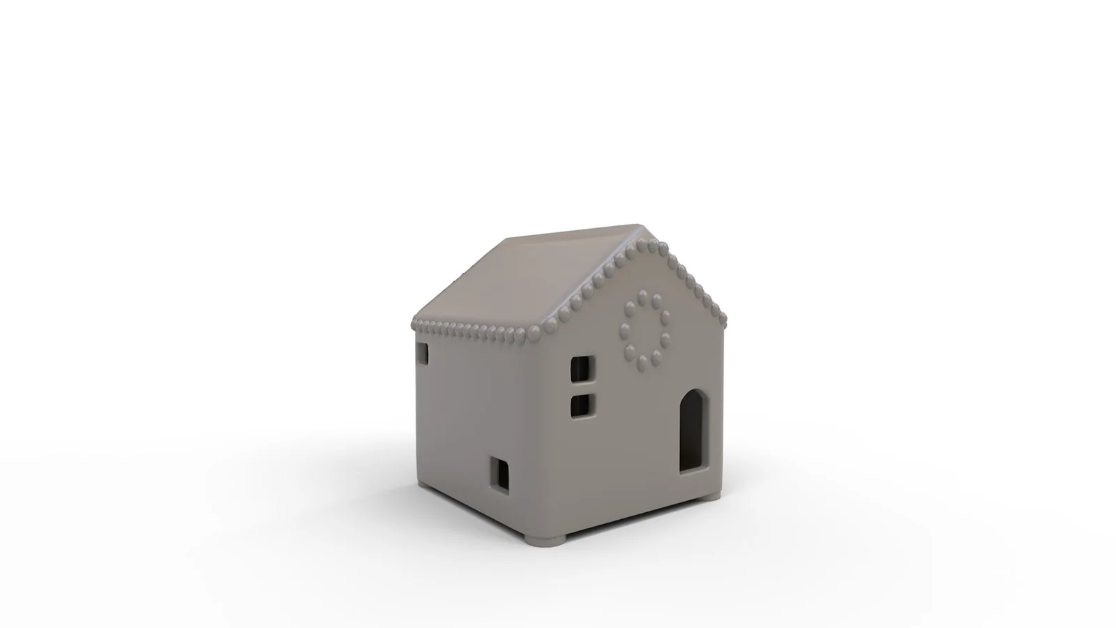 Handmade Ceramic Christmas Village House Mini - Image 7