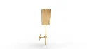 FLUTED GOLD WALL SCONCE - Thumbnail 1